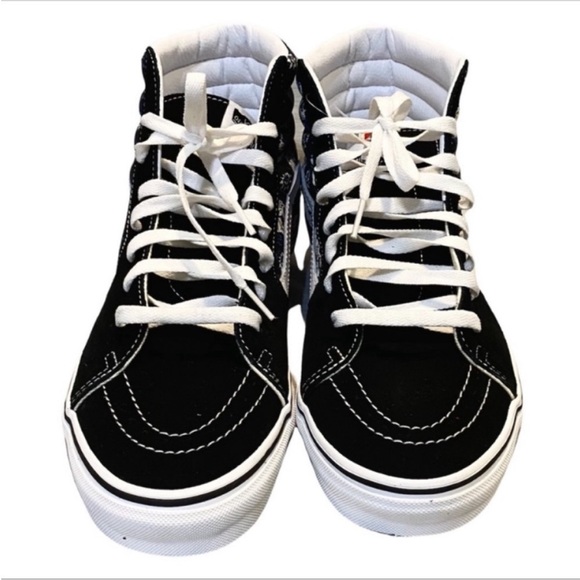 VANS Sk8-Hi Flash Skulls canvas high-top skate shoe NEW - Picture 5 of 11